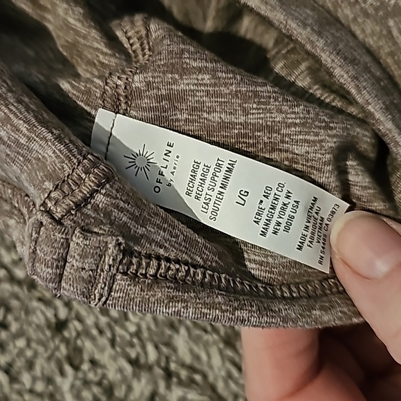 STUNNING OFFLINE BY AERIE LEGGINGS BROWN MARLE WORKOUT SET - Picture 13 of 16